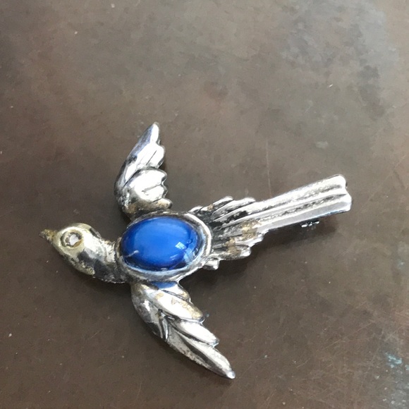 Vintage Jewelry - Vintage Art Deco Sterling Silver Bird Brooch!925